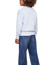 TOMMY HILFIGER TH KIDS Maglione girocollo in cotone breezy blue - Maglioni Bambini - 2
