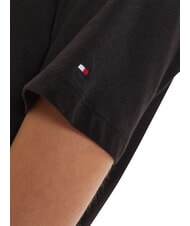TOMMY HILFIGER TH 1985 T-Shirt in cotone black - T-shirt e Top Donna - 5