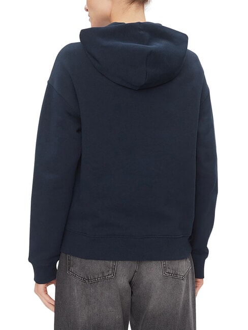 TH JEANS Felpa in cotone dark night navy - Felpe Donna