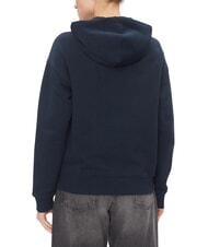 TOMMY HILFIGER TH JEANS Felpa in cotone dark night navy - Felpe Donna - 5