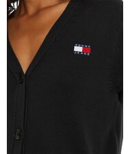 TOMMY HILFIGER TH JEANS Cardigan in cotone black - Maglie Donna - 5