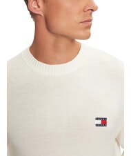 TOMMY HILFIGER TH JEANS  Maglioncino girocollo ancient white - Maglie Uomo - 4
