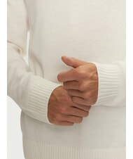 TOMMY HILFIGER TH JEANS  Maglioncino girocollo ancient white - Maglie Uomo - 5