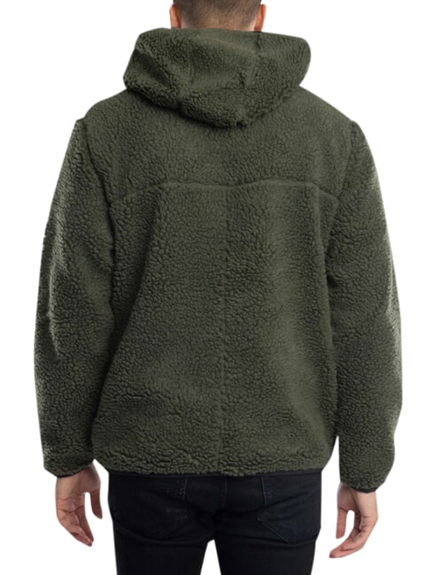 TH JEANS Felpa con tasca fatigue green - Felpe Uomo