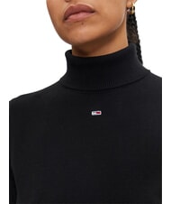 TOMMY HILFIGER TH JEANS Dolcevita black - Maglie Donna - 4