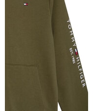 TOMMY HILFIGER TH Felpa a maniche lunghe utility olive - Felpe Bambini - 3