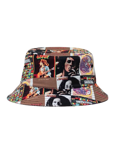 NORMAN Cappello a secchiello bob marley all over print - Cappelli