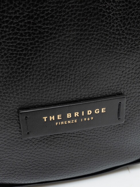 DOMITILLA  Borsa a spalla, in pelle Nero Oro - Borse Donna