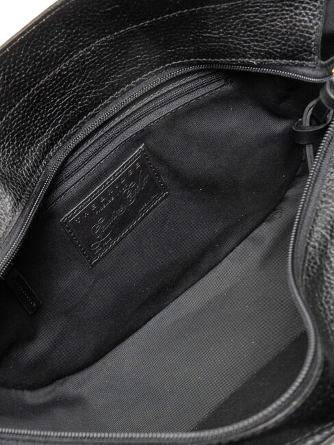 DOMITILLA  Borsa a spalla, in pelle Nero Oro - Borse Donna