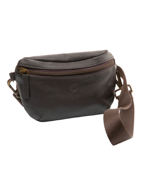 TUMBLED Marsupio in pelle darkbrown - Marsupi