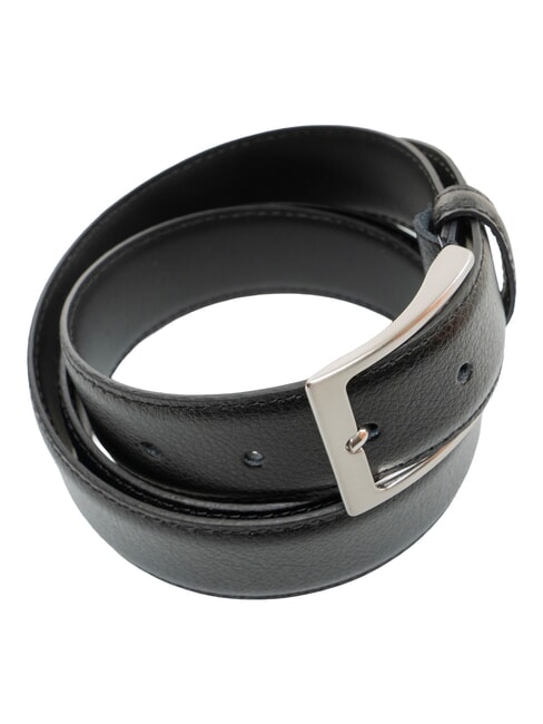 CLASSIC TUMBLED Cintura in pelle accorciabile black - Cinture