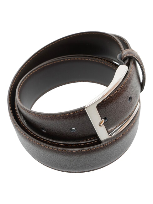 CLASSIC TUMBLED Cintura in pelle accorciabile cocoa - Cinture