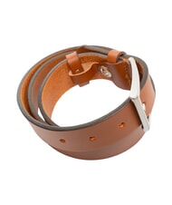 TIMBERLAND DOUBLE LOOP Cintura in pelle accorciabile cognac - Cinture - 3