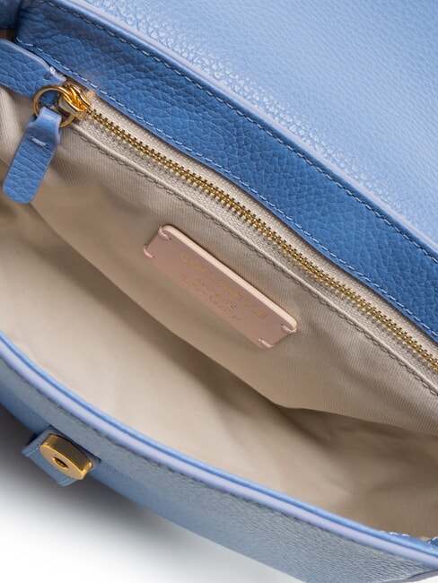 MAGALU Borsa mini tracolla, in pelle azul - Borse Donna