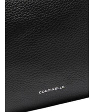 COCCINELLE AGATEA Borsa a tracolla, in pelle Nero - Borse Donna - 3