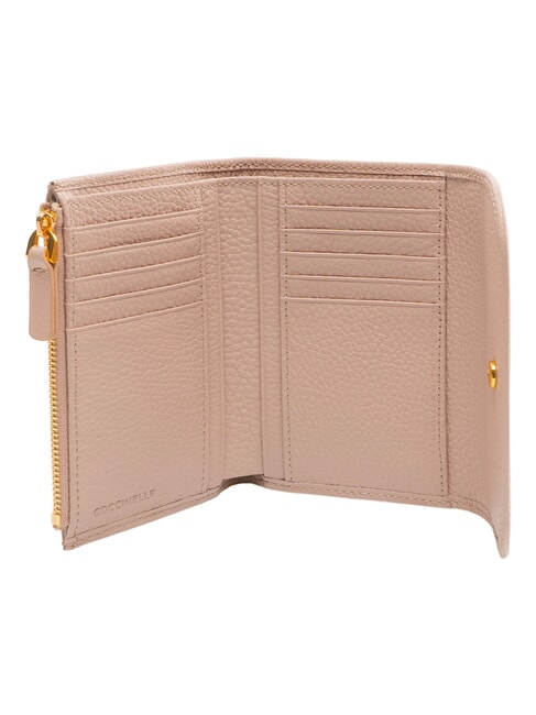 DEW Portafoglio con portamonete, in pelle rosette - Portafogli Donna