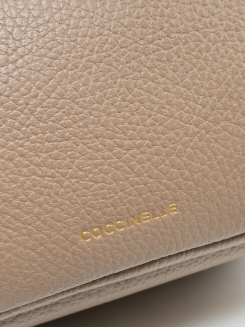 SAGITTA Borsa mini, in pelle warm taupe - Borse Donna