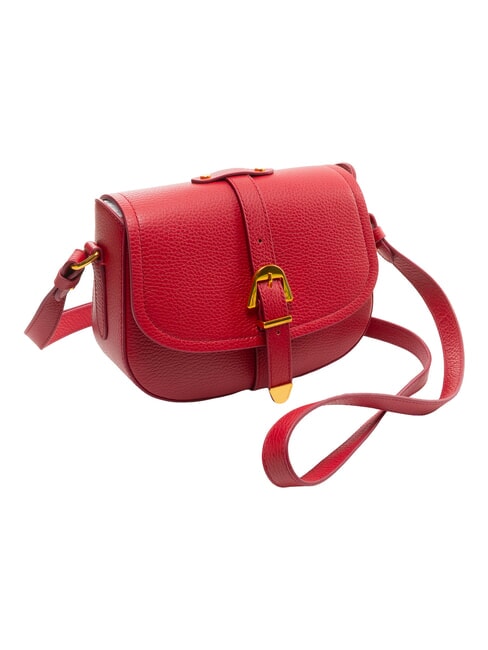 MAGALU Borsa mini tracolla, in pelle sangria - Borse Donna