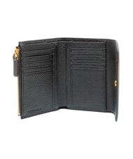 COCCINELLE DEW Portafoglio con portamonete, in pelle Nero - Portafogli Donna - 2