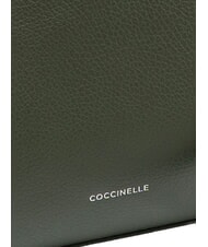 COCCINELLE AGATEA Borsa a tracolla, in pelle alga - Borse Donna - 3
