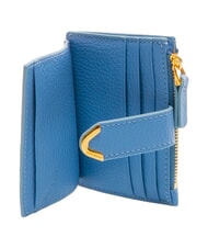 COCCINELLE DEW Porta carta di credito, in pelle azul - Portafogli Donna - 2