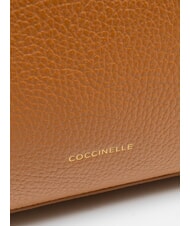 COCCINELLE SAGITTA Borsa shopping a spalla, in pelle CUIR - Borse Donna - 3
