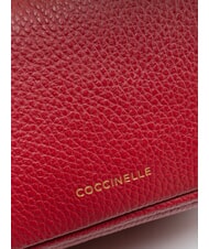COCCINELLE SAGITTA Borsa mini, in pelle sangria - Borse Donna - 3