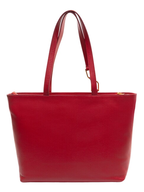 SAGITTA Borsa shopping a spalla, in pelle sangria - Borse Donna