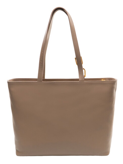 SAGITTA Borsa shopping a spalla, in pelle warm taupe - Borse Donna