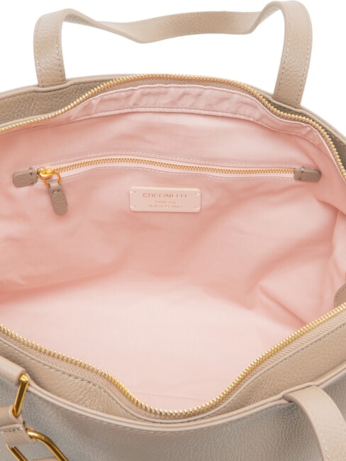 SAGITTA Borsa shopping a spalla, in pelle warm taupe - Borse Donna