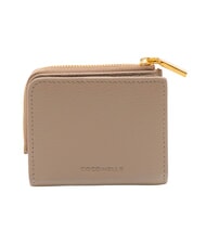 COCCINELLE MYRINE Portafoglio compatto, in pelle warm taupe - Portafogli Donna - 3