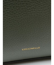 COCCINELLE SAGITTA Borsa shopping a spalla, in pelle alga - Borse Donna - 3