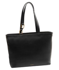COCCINELLE SAGITTA Borsa shopping a spalla, in pelle Nero - Borse Donna - 2