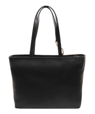 COCCINELLE SAGITTA Borsa shopping a spalla, in pelle Nero - Borse Donna - 4