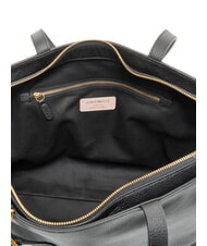 COCCINELLE SAGITTA Borsa shopping a spalla, in pelle Nero - Borse Donna - 5
