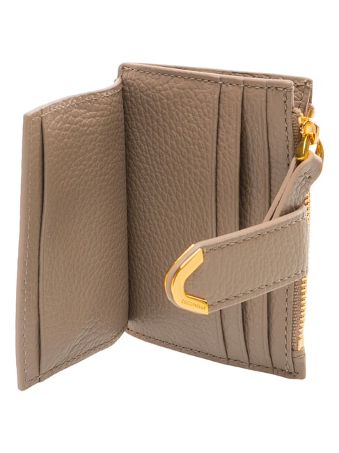 DEW Porta carta di credito, in pelle warm taupe - Portafogli Donna