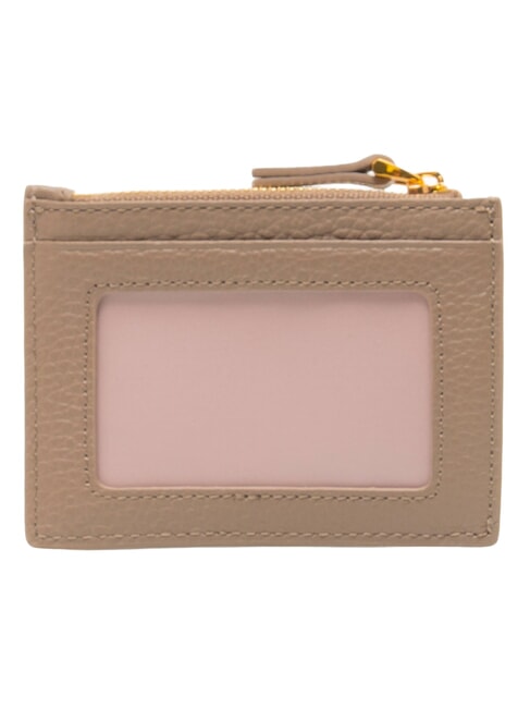 DEW Porta carta di credito, in pelle warm taupe - Portafogli Donna