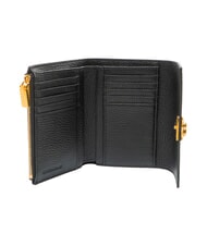 COCCINELLE BINXIE Portafoglio con portamonete, in pelle Nero - Portafogli Donna - 2