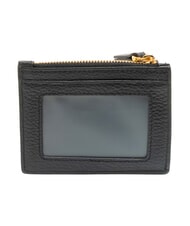 COCCINELLE DEW Porta carta di credito, in pelle Nero - Portafogli Donna - 3