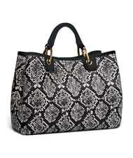 BRACCIALINI BETH SPECIAL Borsa a mano grande con pochette python - Borse Donna - 3