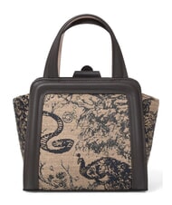 BRACCIALINI CARPET Borsa a mano, con tracolla marrone - Borse Donna - 3