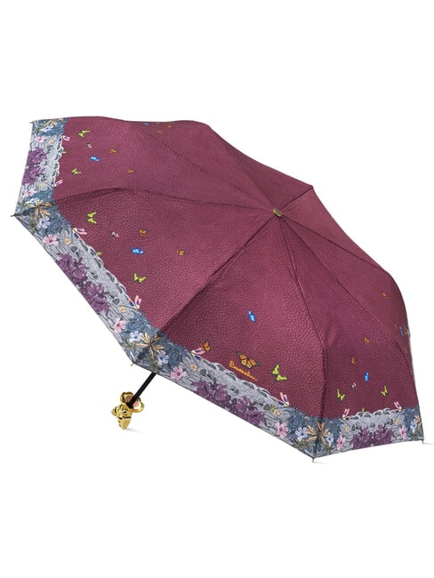 Butterfly Ombrello pieghevole icon bordeaux - Ombrelli