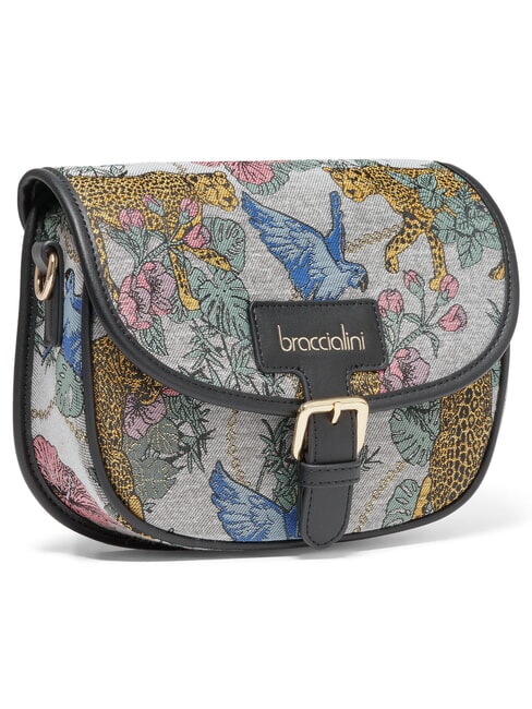 JACQUARD Mini Bag a tracolla grigio multi - Borse Donna