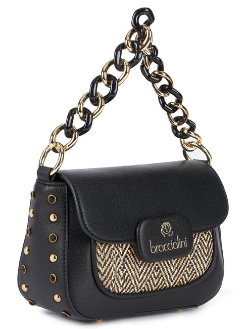 CHAIN Mini Bag a mano, con tracolla nero - Borse Donna