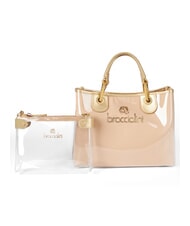 BRACCIALINI BETH JELLY Borsa a mano piccola lucida con pouch - Borse Donna