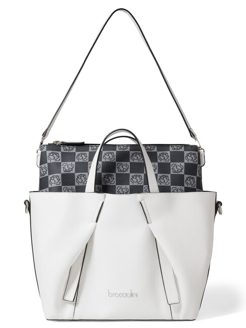 GIO Borsa con pochette estraibile bianco - Borse Donna