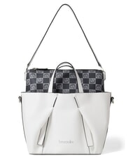 BRACCIALINI GIO Borsa con pochette estraibile bianco - Borse Donna - 4
