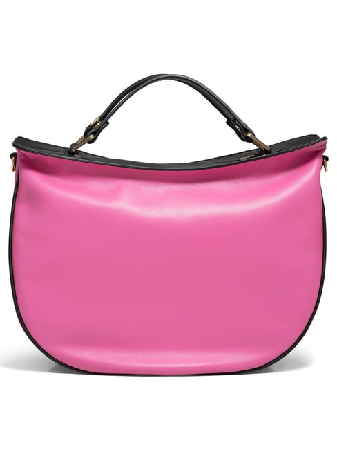 JASMINE  Borsa a mano, con tracolla, in pelle fuxia/nero - Borse Donna