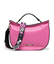 BRACCIALINI JASMINE  Borsa a mano, con tracolla, in pelle fuxia/nero - Borse Donna - 4