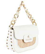 BRACCIALINI CHAIN Mini Bag a mano, con tracolla bianco - Borse Donna - 2